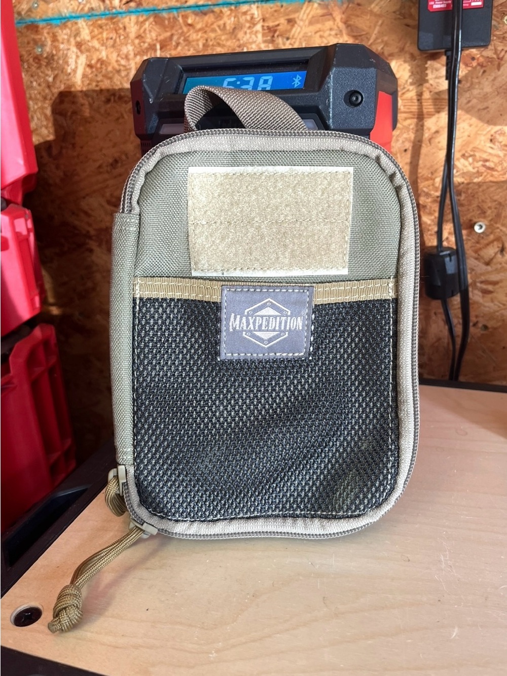 Maxpedition Olive Green and Black Compact EDC Toiletry Bag